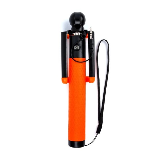 Монопод для селфи Grand-X Deluxe Click 3,5 U-крепление 180-780мм Orange (MPGDJ3CUO)
