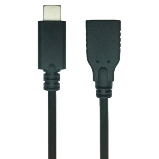 Дата кабель USB 2.0 Type C to AF 0.1m REAL-EL (EL123500017) Дата кабель USB 2.0 Type C to AF 0.1m REAL-EL (EL123500017)