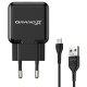 Зарядное устройство Grand-X CH-03UMB (5V/2,1A + DC cable Micro USB) Black (CH-03UMB) Зарядное устройство Grand-X CH-03UMB (5V/2,1A + DC cable Micro USB) Black (CH-03UMB)
