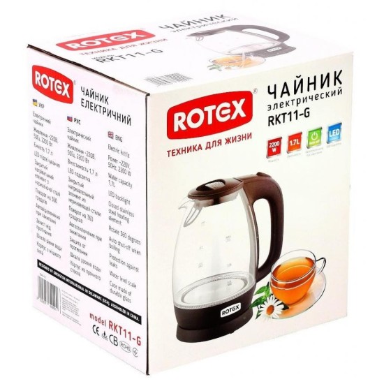 Електрочайник Rotex RKT11-G Електрочайник Rotex RKT11-G