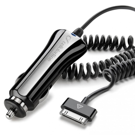 Зарядний пристрій 12-24 В, 1A witn cable 0,5-1m Apple (30pin) Cellularline (CBRIPHONE1) Зарядний пристрій 12-24 В, 1A witn cable 0,5-1m Apple (30pin) Cellularline (CBRIPHONE1)