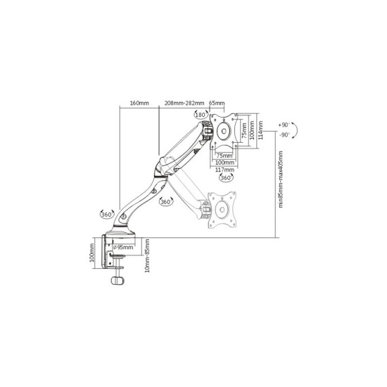 Кронштейн ITech MBSG-02F Кронштейн ITech MBSG-02F