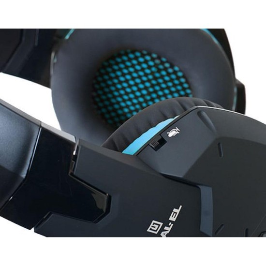 Наушники REAL-EL GDX-7500 black-blue Наушники REAL-EL GDX-7500 black-blue