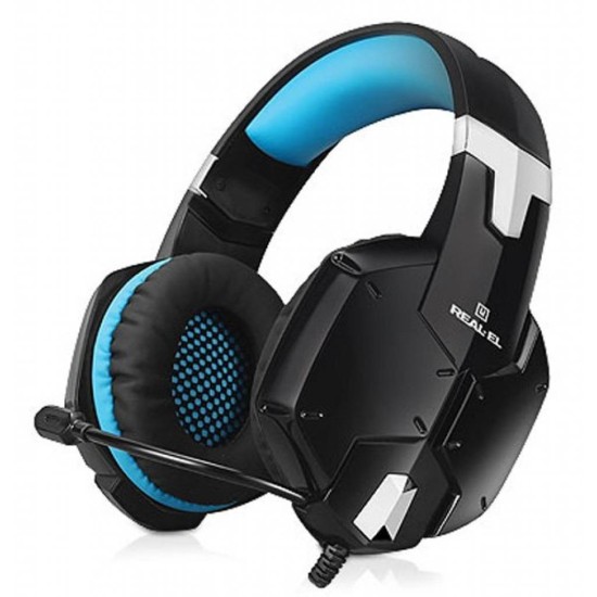 Наушники REAL-EL GDX-7500 black-blue Наушники REAL-EL GDX-7500 black-blue