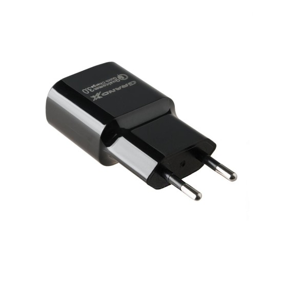 Зарядное устройство Grand-X Quick Charge QС3.0, + cable USB -> Type C 1m (CH-550TC) Зарядное устройство Grand-X Quick Charge QС3.0, + cable USB -> Type C 1m (CH-550TC)