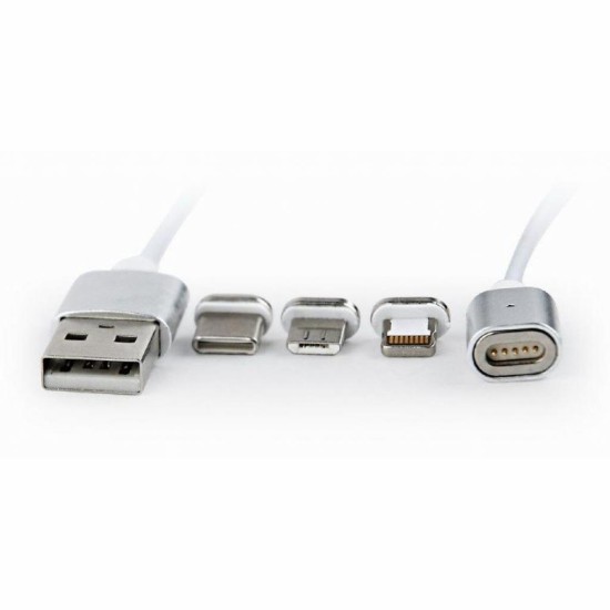 Дата кабель USB 2.0 AM to Lightning + Micro 5P + Type-C 1.0m Cablexpert (CC-USB2-AMLM31-1M) Дата кабель USB 2.0 AM to Lightning + Micro 5P + Type-C 1.0m Cablexpert (CC-USB2-AMLM31-1M)