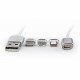 Дата кабель USB 2.0 AM to Lightning + Micro 5P + Type-C 1.0m Cablexpert (CC-USB2-AMLM31-1M) Дата кабель USB 2.0 AM to Lightning + Micro 5P + Type-C 1.0m Cablexpert (CC-USB2-AMLM31-1M)