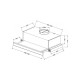 Витяжка кухонна Eleyus Cyclon 700 60 WH Витяжка кухонна Eleyus Cyclon 700 60 WH