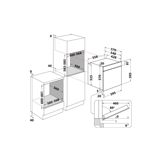 Духова шафа Indesit IFW6230IX Духова шафа Indesit IFW6230IX