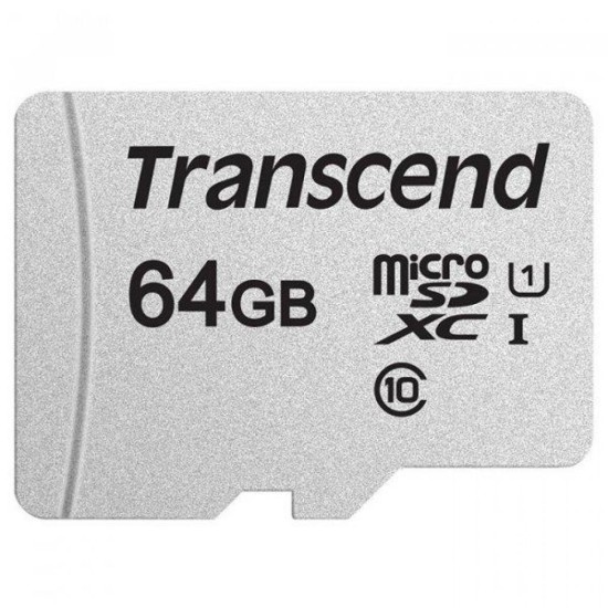 Карта пам'яті Transcend 64GB microSDXC class 10 UHS-I U1 (TS64GUSD300S-A) Карта пам'яті Transcend 64GB microSDXC class 10 UHS-I U1 (TS64GUSD300S-A)
