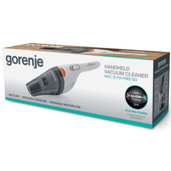 Пилосос Gorenje MVC 72 FW (MVC72FW) Пилосос Gorenje MVC 72 FW (MVC72FW)