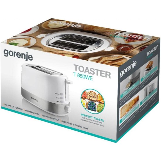 Тостер Gorenje T850WE Тостер Gorenje T850WE