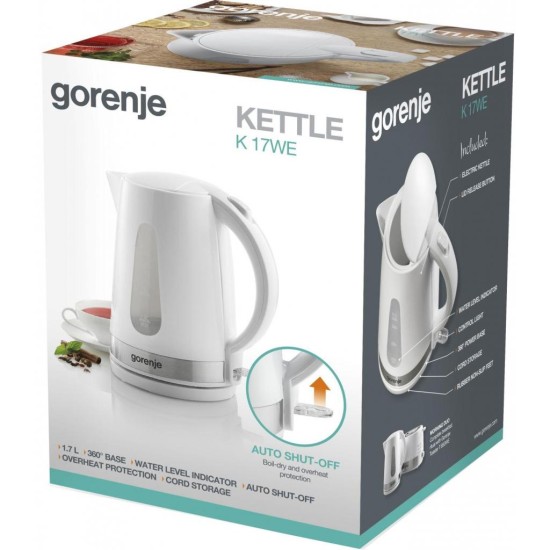 Электрочайник Gorenje K17WE Электрочайник Gorenje K17WE