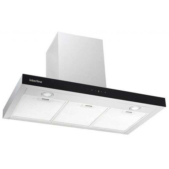 Вытяжка кухонная Interline CUBA X/BL 90 TB/2/T