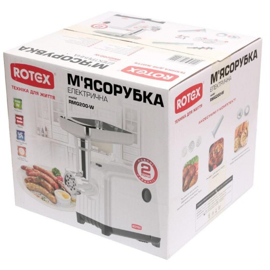 М'ясорубка Rotex RMG200-W М'ясорубка Rotex RMG200-W