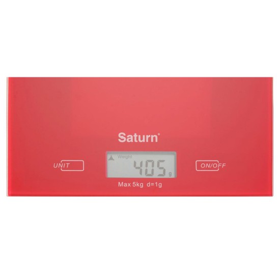 Ваги кухонні Saturn ST-KS7810 Red Ваги кухонні Saturn ST-KS7810 Red
