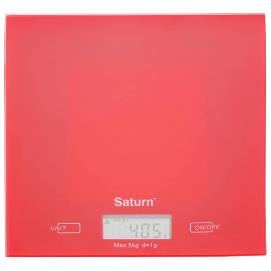 Ваги кухонні Saturn ST-KS7810 Red Ваги кухонні Saturn ST-KS7810 Red