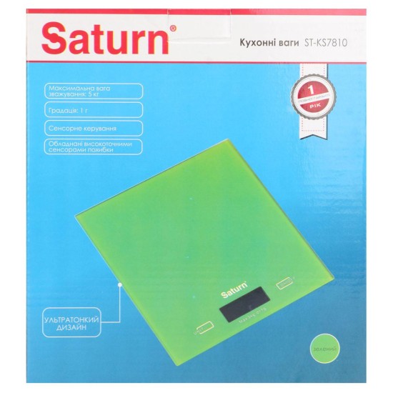 Ваги кухонні Saturn ST-KS7810 green Ваги кухонні Saturn ST-KS7810 green