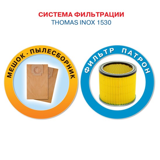 Пилосос Thomas INOX 1530 PRO (786200) Пилосос Thomas INOX 1530 PRO (786200)