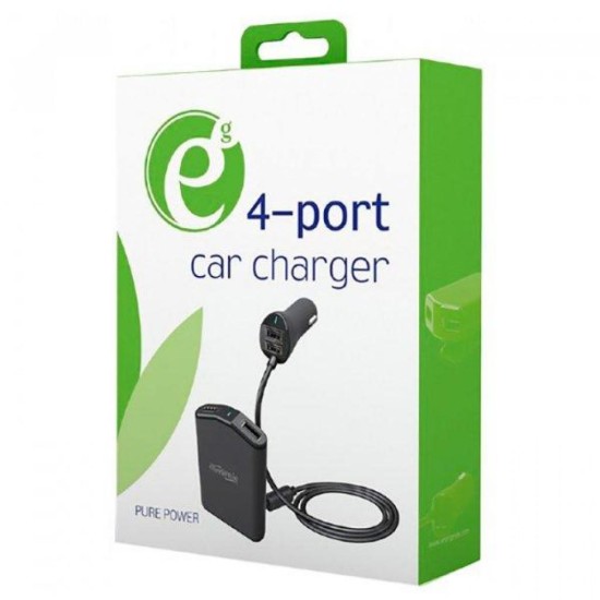Зарядное устройство EnerGenie car 4xUSB 9.6 А (EG-4U-CAR-01) Зарядное устройство EnerGenie car 4xUSB 9.6 А (EG-4U-CAR-01)