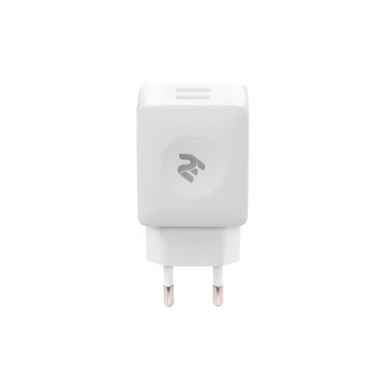 Зарядний пристрій 2E Wall for 2 USB - DC5.0V/4.2 A, white (2E-WC4USB-W) Зарядний пристрій 2E Wall for 2 USB - DC5.0V/4.2 A, white (2E-WC4USB-W)