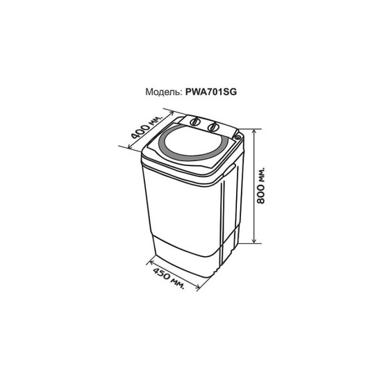 Пральна машина PRIME Technics PWA701SG Пральна машина PRIME Technics PWA701SG
