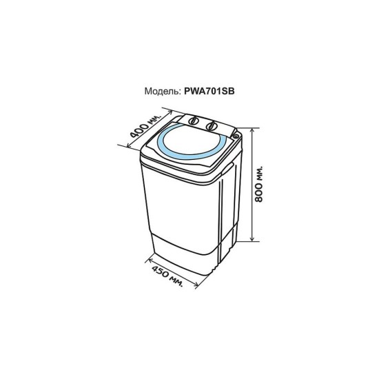 Пральна машина PRIME Technics PWA701SB Пральна машина PRIME Technics PWA701SB