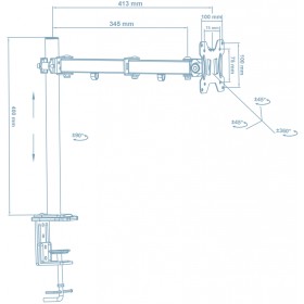 Кронштейн Walfix DM-300B