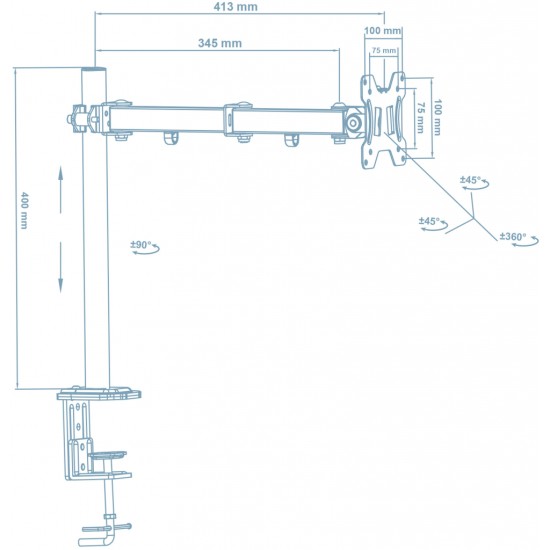 Кронштейн Walfix DM-300B Кронштейн Walfix DM-300B