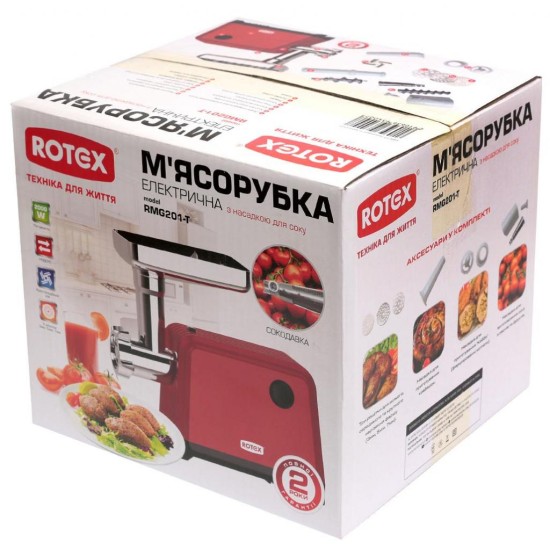 М'ясорубка Rotex RMG201-T М'ясорубка Rotex RMG201-T
