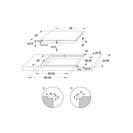 Варочная поверхность Gorenje ECT643BSC Варочная поверхность Gorenje ECT643BSC