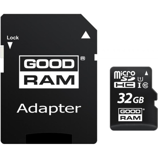 Карта памяти Goodram 32GB microSDHC Class 10 (M1AA-0320R12) Карта памяти Goodram 32GB microSDHC Class 10 (M1AA-0320R12)