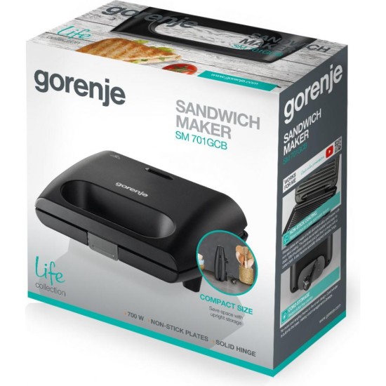 Сэндвичница Gorenje SM701GCB Сэндвичница Gorenje SM701GCB