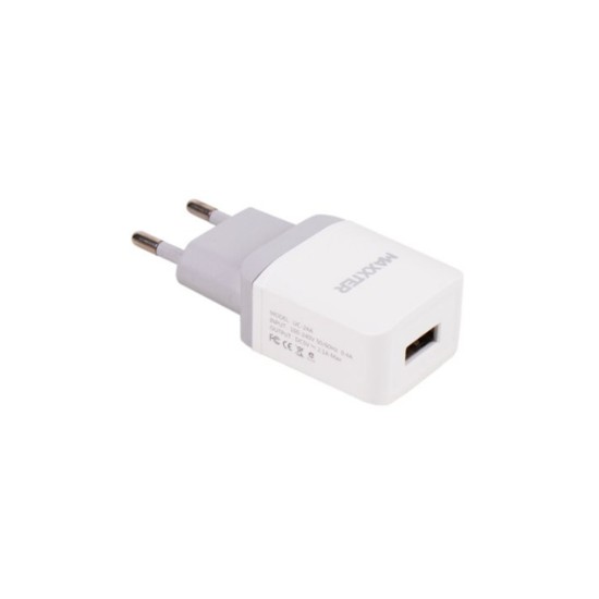 Зарядний пристрій Maxxter 1 USB, 5V/2.1A (UC-24A) Зарядний пристрій Maxxter 1 USB, 5V/2.1A (UC-24A)