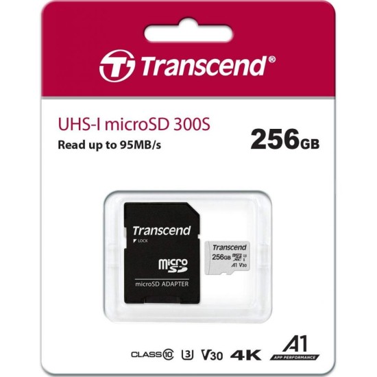 Карта памяти Transcend 256GB microSDXC class 10 UHS-I (TS256GUSD300S-A) Карта памяти Transcend 256GB microSDXC class 10 UHS-I (TS256GUSD300S-A)