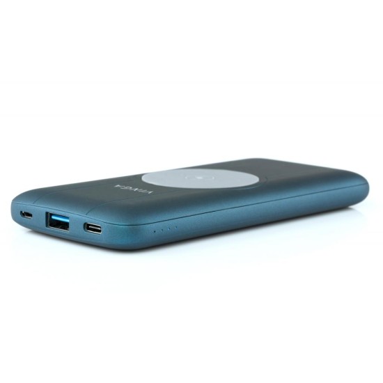Батарея универсальная Vinga 10000 mAh Wireless QC3.0 PD soft touch blue (BTPB3510WLROBL) Батарея универсальная Vinga 10000 mAh Wireless QC3.0 PD soft touch blue (BTPB3510WLROBL)