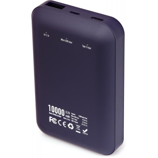 Батарея универсальная Vinga 10000 mAh Display soft touch purple (BTPB0310LEDROP) Батарея универсальная Vinga 10000 mAh Display soft touch purple (BTPB0310LEDROP)