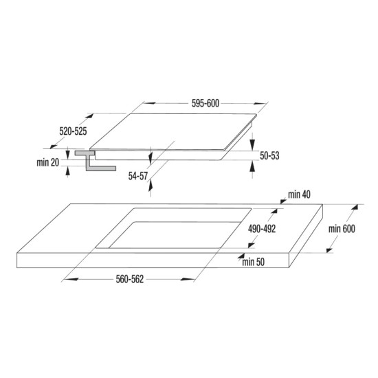 Варочна поверхня Gorenje ECT643WCSC Варочна поверхня Gorenje ECT643WCSC