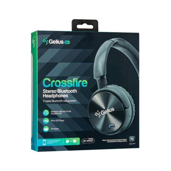 Навушники Gelius Pro Crossfire Black (GP HP-007 Black) Навушники Gelius Pro Crossfire Black (GP HP-007 Black)