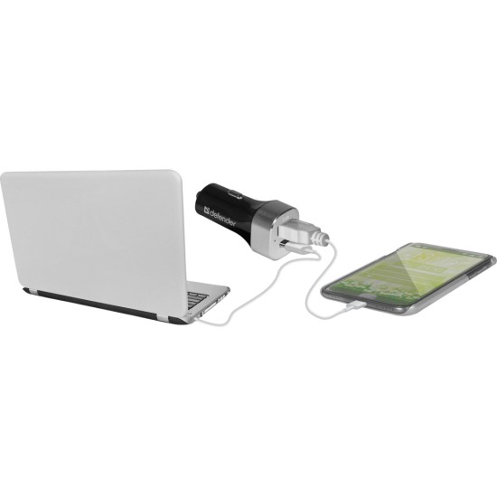 Зарядное устройство Defender UCG-01 авто, 1 порт USB + TypeC, 5V / 5.4A (83569) Зарядное устройство Defender UCG-01 авто, 1 порт USB + TypeC, 5V / 5.4A (83569)