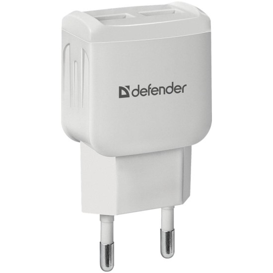 Зарядное устройство Defender UPA-22 white, 2xUSB, 2.1A (83580) Зарядное устройство Defender UPA-22 white, 2xUSB, 2.1A (83580)