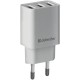 Зарядное устройство Defender UPA-31 white, 3xUSB, 5V / 3.1A (83587) Зарядное устройство Defender UPA-31 white, 3xUSB, 5V / 3.1A (83587)