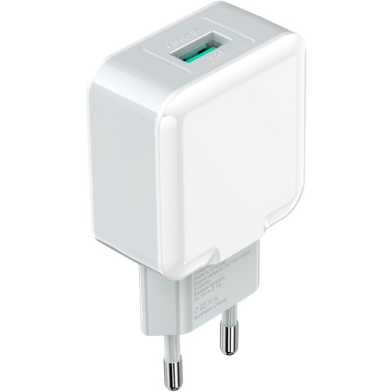 Зарядний пристрій Grand-X USB 5V 2,1A White + cable USB -> micro USB, Cu (CH-03UMW) Зарядний пристрій Grand-X USB 5V 2,1A White + cable USB -> micro USB, Cu (CH-03UMW)