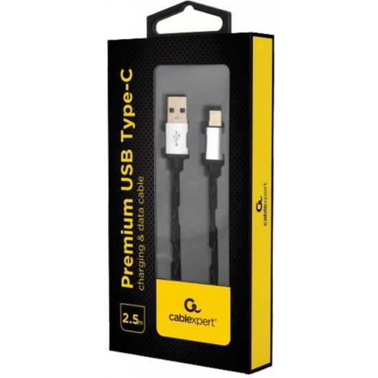 Дата кабель USB 2.0 AM to Type-C 2.5m Cablexpert (CCP-USB2-AMCM-2.5M) Дата кабель USB 2.0 AM to Type-C 2.5m Cablexpert (CCP-USB2-AMCM-2.5M)