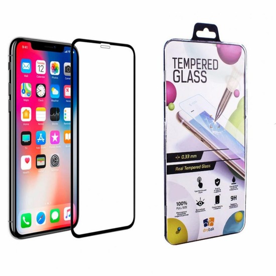 Скло захисне Drobak для iPhone 11 Pro (Black) (500275) Скло захисне Drobak для iPhone 11 Pro (Black) (500275)