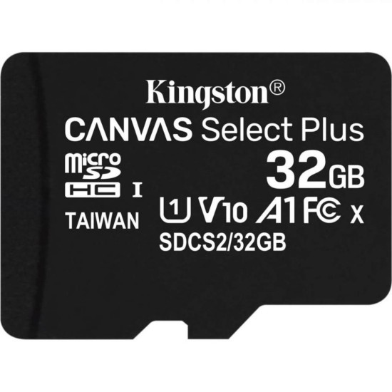 Карта памяти Kingston 32GB micSDHC class 10 Canvas Select Plus 100R A1 (SDCS2/32GB) Карта памяти Kingston 32GB micSDHC class 10 Canvas Select Plus 100R A1 (SDCS2/32GB)