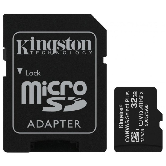 Карта памяти Kingston 32GB micSDHC class 10 Canvas Select Plus 100R A1 (SDCS2/32GB) Карта памяти Kingston 32GB micSDHC class 10 Canvas Select Plus 100R A1 (SDCS2/32GB)
