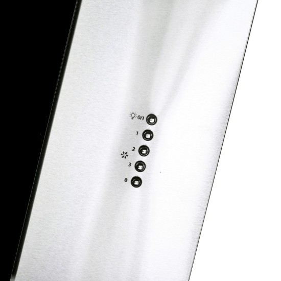 Витяжка кухонна Eleyus Titan A 1200 LED SMD 90 IS+BL