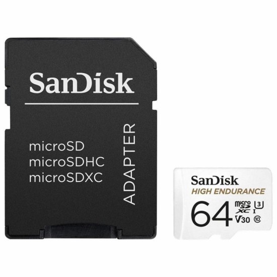 Карта пам'яті SanDisk 64GB microSDXC class 10 UHS-I U3 V30 High Endurance (SDSQQNR-064G-GN6IA) Карта пам'яті SanDisk 64GB microSDXC class 10 UHS-I U3 V30 High Endurance (SDSQQNR-064G-GN6IA)