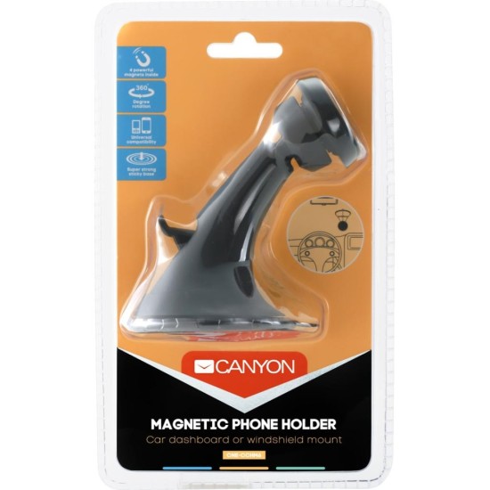 Універсальний автотримач Canyon Front car dashboard magnetic phone holder (CNE-CCHM6) Універсальний автотримач Canyon Front car dashboard magnetic phone holder (CNE-CCHM6)